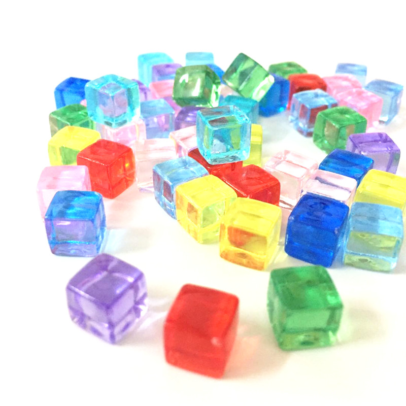 Board Game Bang - 50 adet/takım 13 renkler 8mm şeffaf