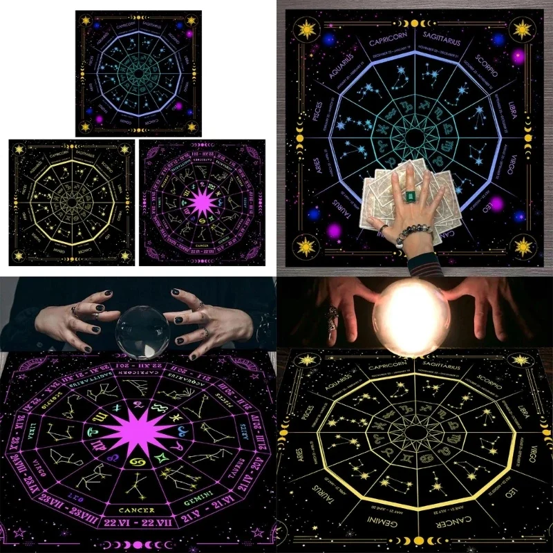 Board Game Maker - 50/60/75cm kare pazen Tarot sunak bez