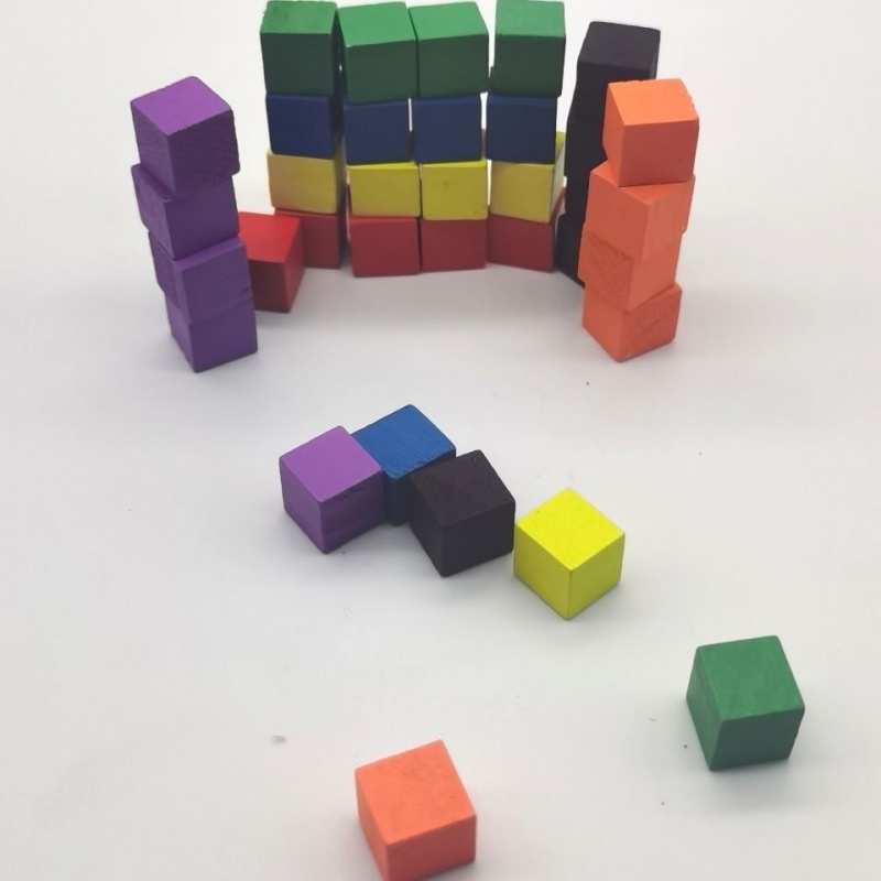 100 Adet/grup 10mm Ahşap Küple - Board Game Bang incelemesi ve fiyatı