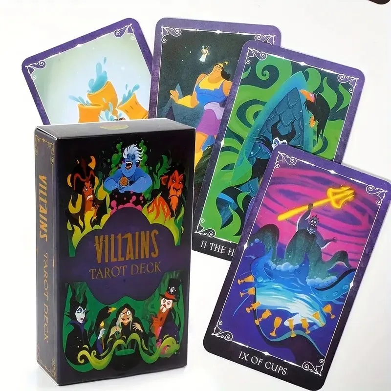 78 adet Kötü Adamlar Tarot Güv - Board Game Villainous incelemesi ve fiyatı